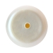 Süßwasserzuchtperle Button angebohrt in weiß 7-8mm