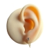 Titan Ohrringe Ohrstecker Ear Jacket in verschiedenen Farben mit Kristalltropfen und Kette
