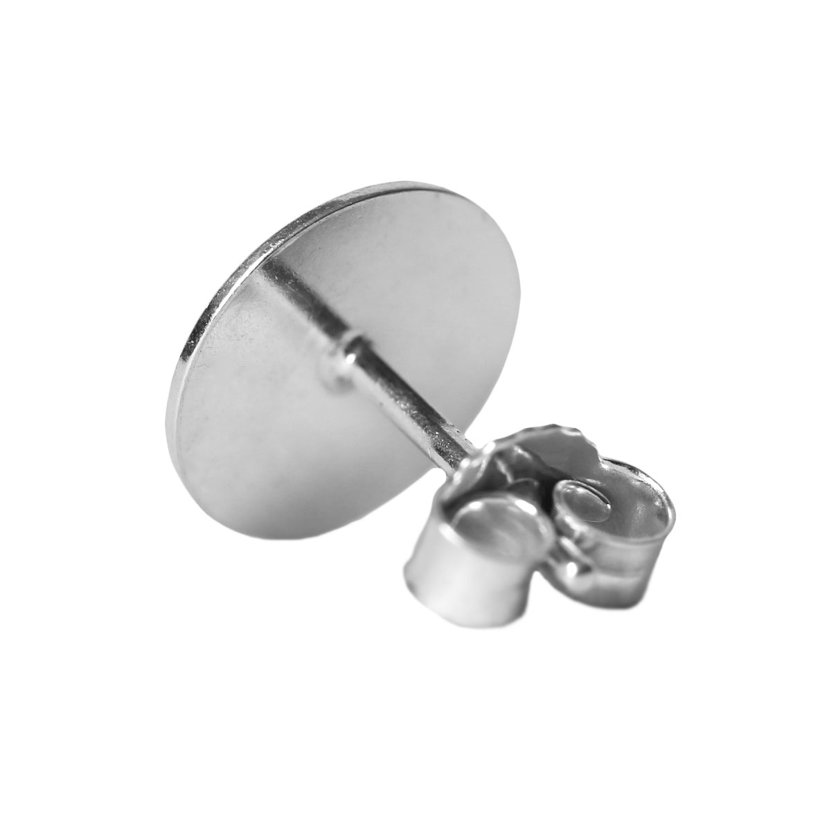 Ohrstecker Rohling mit Kugel und Öse 925 Sterling Silber Ohrring Größe 3 mm