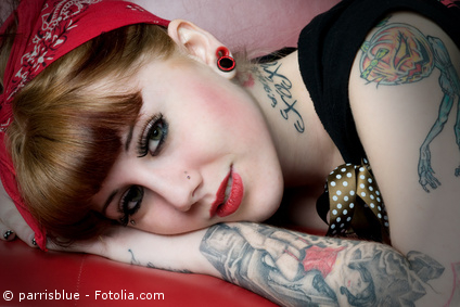 rockabilly schmuck und make-up