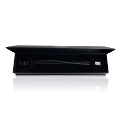 MARTIN1985 Hochwertiges Geflochtenes Echtleder Armband Unisex Damen Herren mit magnetischem Edelstahlverschluss Geschenkverpackung