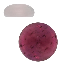 Cabochon Granat Klebstein rund 2,5mm