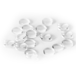 100 x Cabochon Glas Klebesteine 8mm