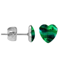 Ohrringe Chirurgenstahl Ohrstecker Perlmutt Herz