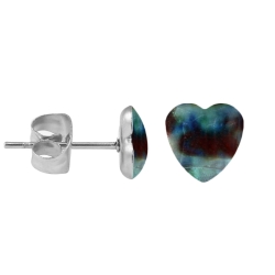Ohrringe Chirurgenstahl Ohrstecker Perlmutt Herz