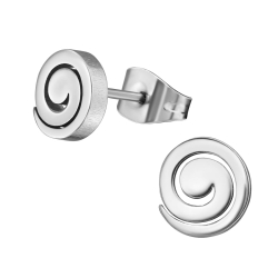 316L Chirurgenstahl Ohrstecker mit Spirale