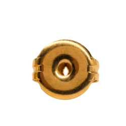 10 x Erstohrstecker Verschluss Studex 316L Chirurgenstahl vergoldet 7mm