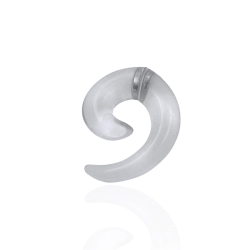 Magnetischer Ohrring Fake Plug Ohrstecker Acryl-Spirale