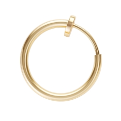 Fake Piercing Ohrring Creole goldarben 12 mm
