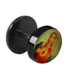 Fake Plug Ohrstecker Heilige Maria