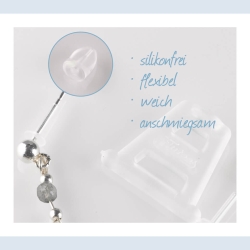 6 x Flutees Premium Verschlüsse für Ohrringe Ohrstecker
