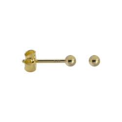 Goldohrstecker mit Kugel 3 mm