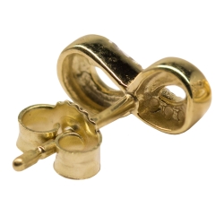 Ohrstecker Ohrringe Unendlichkeit 333er Gelbgold mit Zirkonia