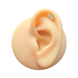 Helix Ohrpiercing 925 Sterling Silber Blitz Verschlusskugel 3mm
