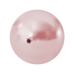 Imitierte Perle angebohrt in rosa 10mm