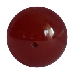 Karneol Kugel angebohrt Perlengröße 4mm
