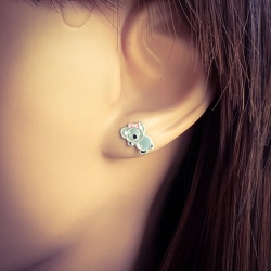 Kinderohrstecker Ohrringe 925 Sterling Silber mit Koala