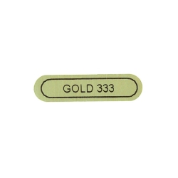 100 x Klebeetiketten Schmuck "Gold 333"