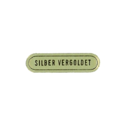 100 x Klebeetiketten Schmuck "Silber Vergoldet"