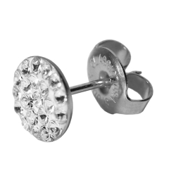 Ohrringe Kristalliner Erstohrstecker Chirurgenstahl in verschiedenen Farben Studex System 75
