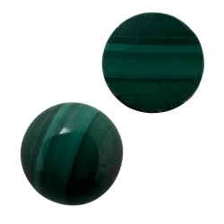 Cabochon Malachit Klebstein rund 3-14mm