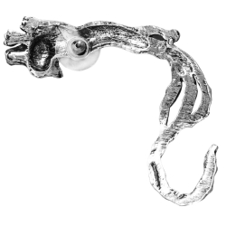 Modeschmuck Ohrstecker Ohrring Fuchs Ohrklemme Ear Cuff