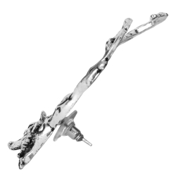 Modeschmuck Ohrstecker Ohrring Fuchs Ohrklemme Ear Cuff