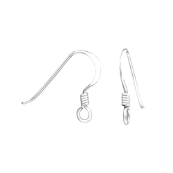 10 x Ohrhaken Rohlinge Ohrringe 925 Sterling Silber