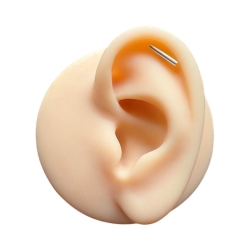 Helix Ohrpiercing 925 Sterling Silber mit Stabmotiv Verschlusskugel 4mm
