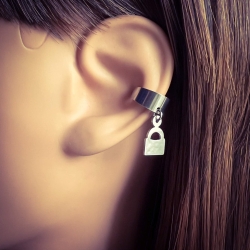Ear Cuff Ohrring Chirurgenstahl Ohrklemme mit Schloss