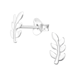 Ohrringe Ohrstecker 925 Sterling Silber mit Zweig