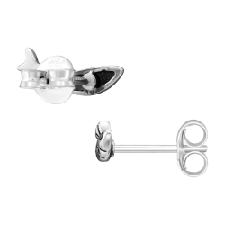Sardinen Ohrringe 925 Sterling Silber Ohrstecker mit Fisch