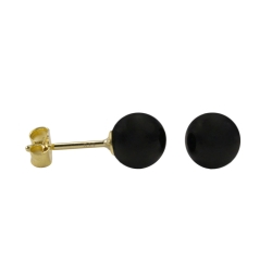 333 Gold Ohrstecker mit Onyx