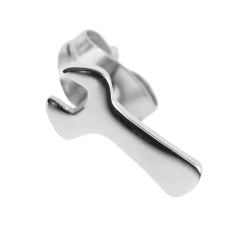 Chirurgenstahl Ohrstecker Schraubenschlüssel Ohrringe