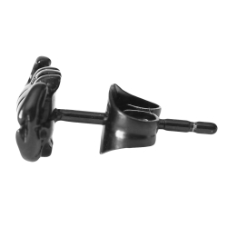 Ohrringe Chirurgenstahl Ohrstecker mit Skorpionen in schwarz
