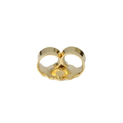 Ohrsteckerpoussette 5 mm 333er Gelbgold Butterfly-Verschluss 8 Karat