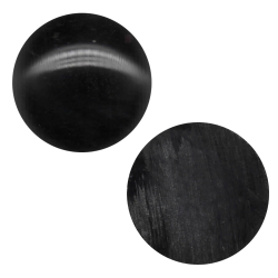 10 x Cabochon Onyx Klebstein rund 5mm