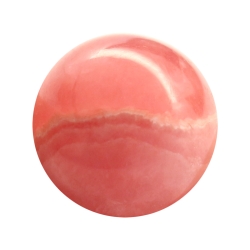 Rhodochrosit Cabochon Klebstein 12mm rosarot