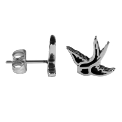 Chirurgenstahl Ohrringe Ohrstecker Schwalben
