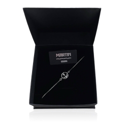 MARTIN1985 Hochwertiges 925 Sterling Silber Bolo Armband Kette verstellbar Anker mit Geschenkverpackung