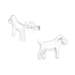 Hunde Ohrringe Ohrstecker 925 Sterling Silber