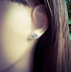 Schildkröten Ohrringe Ohrstecker 925 Sterling Silber