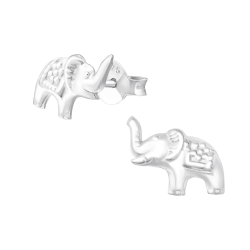 Kinder Ohrringe Ohrstecker 925 Sterling Silber Indischer Elefant