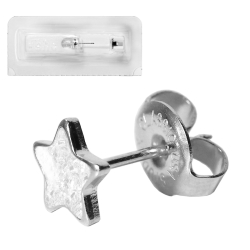 Ohrringe Studex Erstohrstecker Chirurgenstahl Glitterline mit Stern Studex System 75