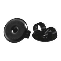 Studex Ohrmuttern Titan in schwarz 6mm