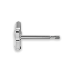 Chirurgenstahl Ohrstecker Glitterline mit Stern in transparent Studex Sensitive