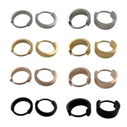 Titan Creolen Ohrringe 13mm in verschiedenen Farben
