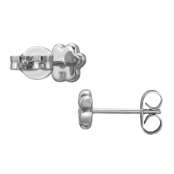 Titan Ohrringe Ohrstecker mit Hundepfote