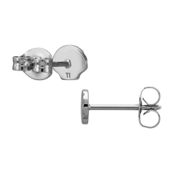 Maritime Titan Ohrringe Ohrstecker Meeresmuschel mit Reliefstruktur