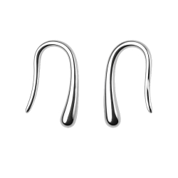 Tropfen Ohrringe 316L Chirurgenstahl Durchzieher Ohrstecker